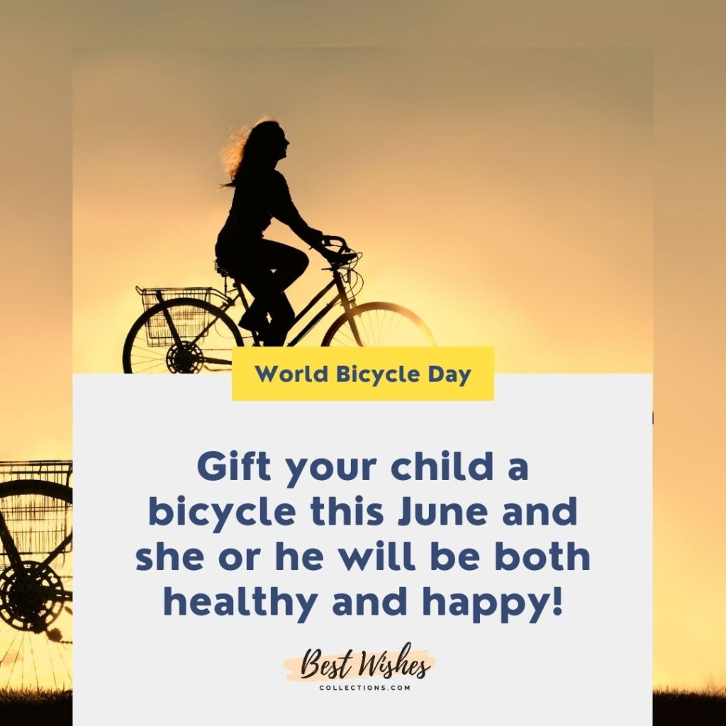 World Bicycle day quotes 