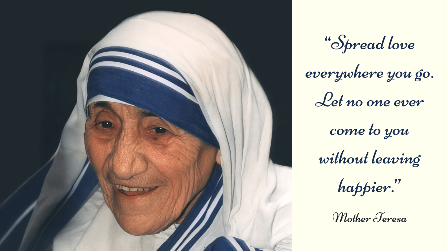 55+ Mother Teresa Quotes on Love & Happiness