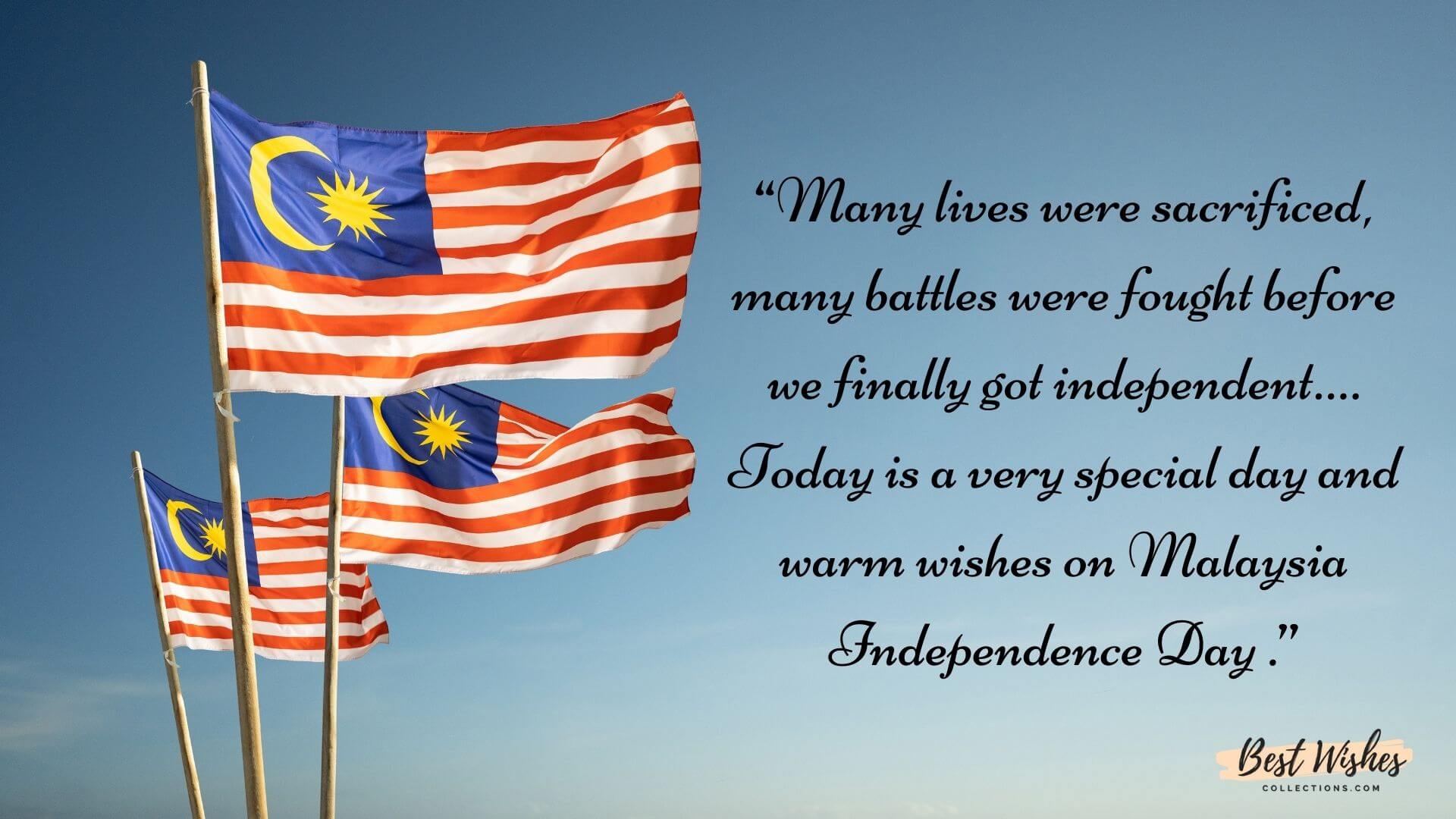 Happy Malaysia National Day (Hari Merdeka) Wishes & Greetings