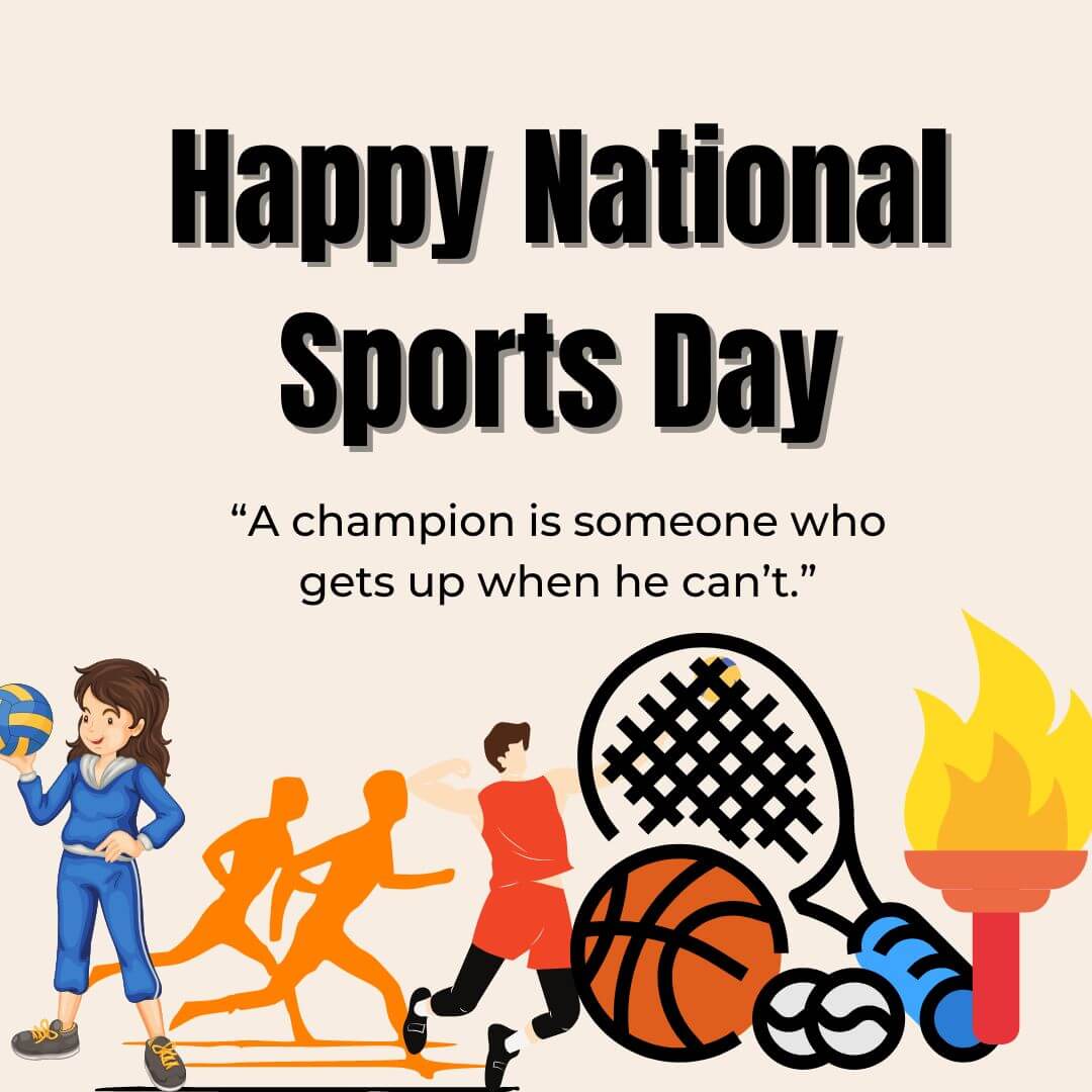 National Sports Day (29 August) Inspirational Quotes & Wishes
