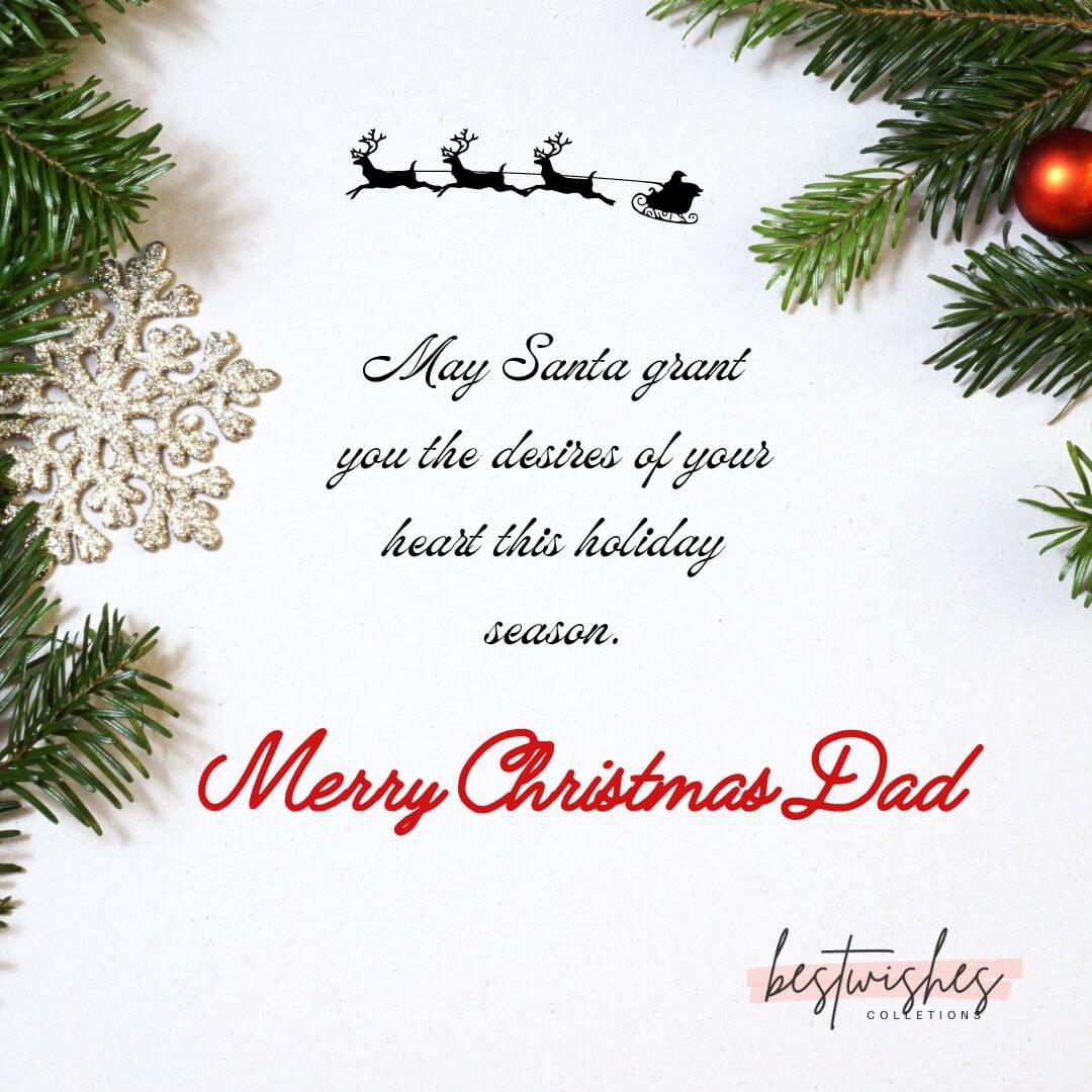 Merry Christmas Dad Quotes 