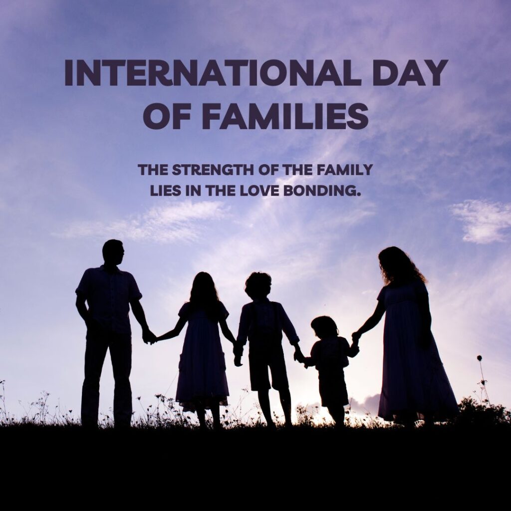 Greeting cards for International Day of Families