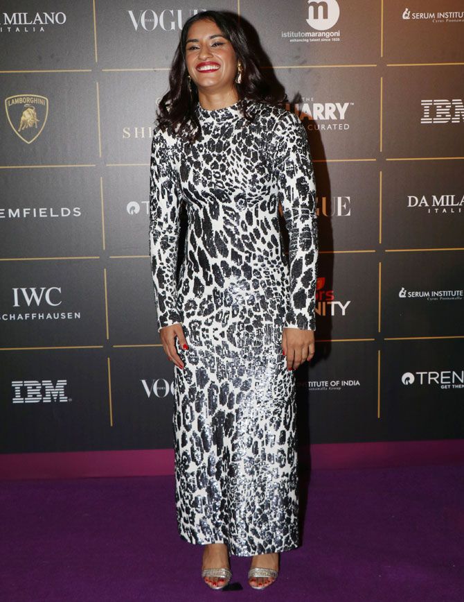 Vogue India presented Vinesh Phogat with the woman of the year award in 2018