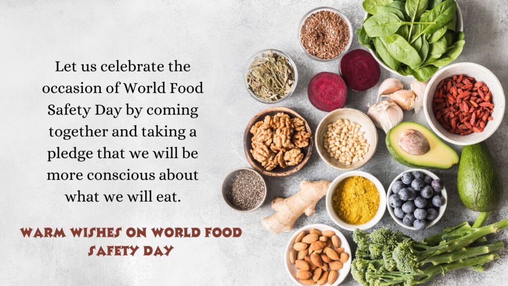 World Food Safety Day Messages