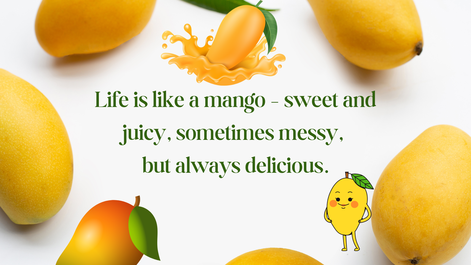Fun Mango National Mango Day (22 July) Captions, Quotes & Wishes